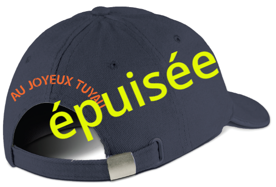 Casquette bleue verso -1